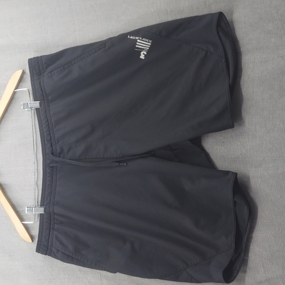 Men's Adidas Adicross Warp Knit Shorts Black Drawstring w/Rear Pocket Size XXL